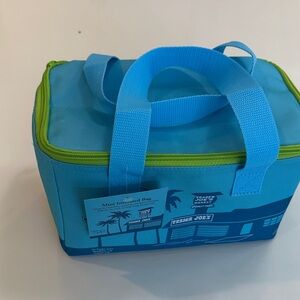 Trader Joe's Blue & Green Insulated Lunch Bag